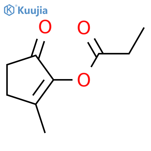 2-Methyl-5-oxo-1-cyclopentenyl Propionate structure