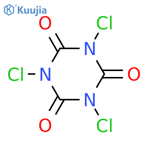 Trichloroisocyanuric acid structure