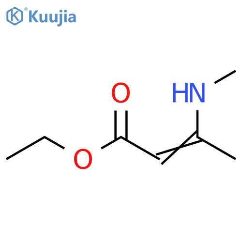 Ethyl 3-(methylamino)-2-butenoate structure