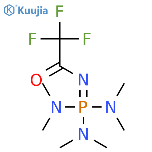 Acetamide, 2,2,2-trifluoro-N-[tris(dimethylamino)phosphoranylidene]- structure