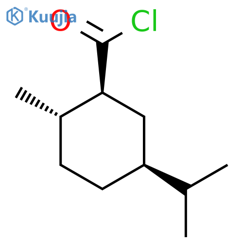 (1S,2S,5S)-2-Methyl-5-propan-2-ylcyclohexane-1-carbonyl chloride structure