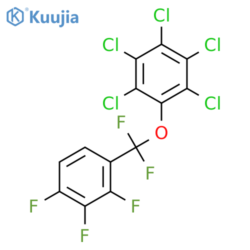 1,2,3,4,5-pentachloro-6-[(pentafluorobenzyl)oxy]benzene structure