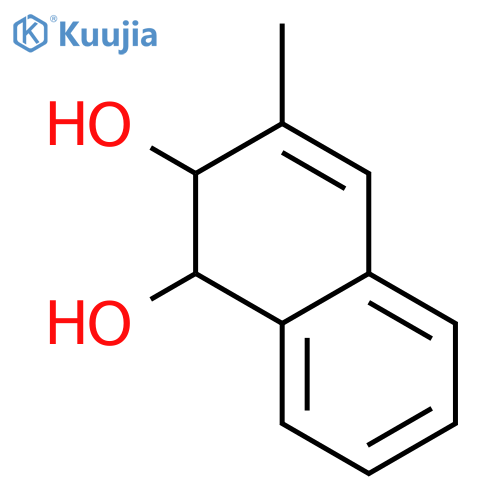 3-methyl-1,2-dihydronaphthalene-1,2-diol structure
