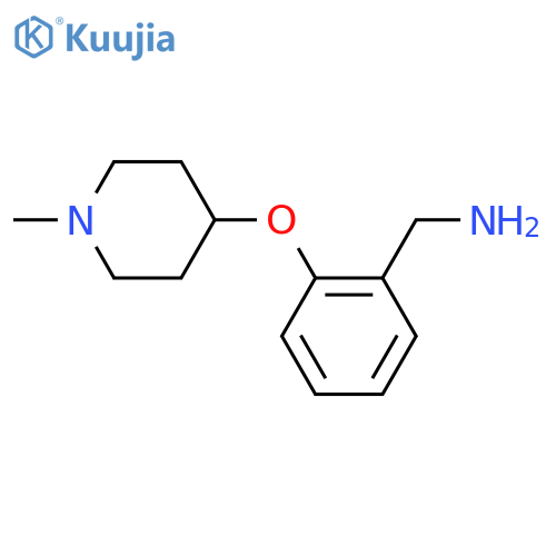 {2-(1-Methylpiperidin-4-yl)oxybenzyl}amine structure