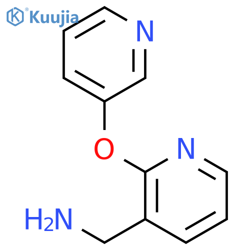 3-Pyridinemethanamine, 2-(3-pyridinyloxy)- structure