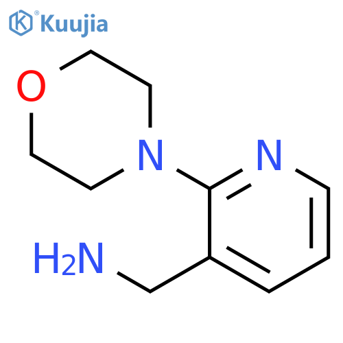 1-[2-(morpholin-4-yl)pyridin-3-yl]methanamine structure