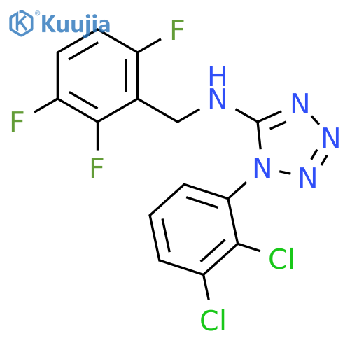1H-Tetrazol-5-amine,1-(2,3-dichlorophenyl)-N-[(2,3,6-trifluorophenyl)methyl]- structure