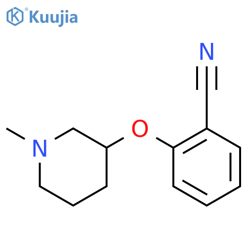 Benzonitrile, 2-[(1-methyl-3-piperidinyl)oxy]- structure