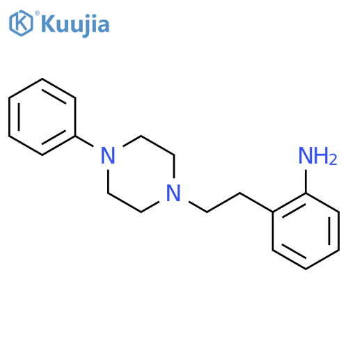 2-[2-(4-phenylpiperazin-1-yl)ethyl]aniline structure