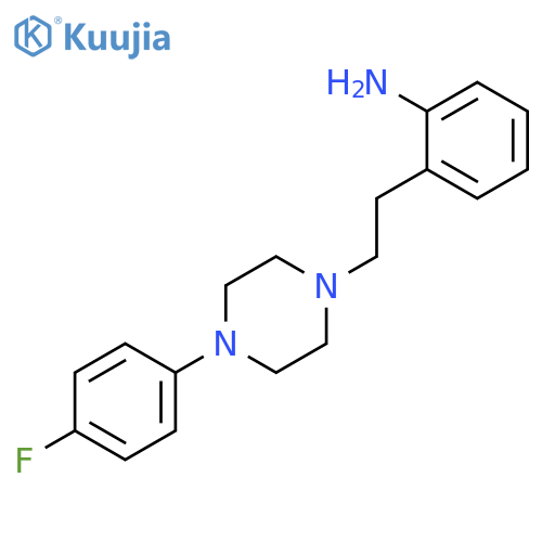 BENZENAMINE, 2-[2-[4-(4-FLUOROPHENYL)-1-PIPERAZINYL]ETHYL]- structure