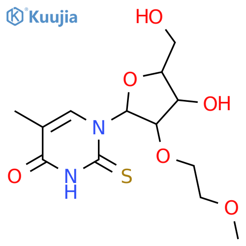 Uridine, 2'-O-(2-methoxyethyl)-5-methyl-2-thio- structure