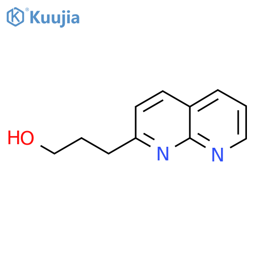 3-(1,8-Naphthyridin-2-YL)propan-1-OL structure