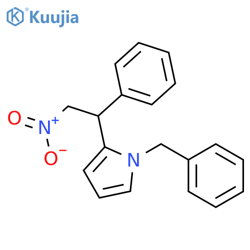 1H-PYRROLE, 2-(2-NITRO-1-PHENYLETHYL)-1-(PHENYLMETHYL)- structure