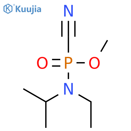 Phosphoramidocyanidic acid, ethyl(1-methylethyl)-, methyl ester structure