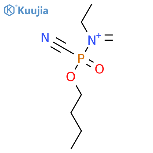 Ethanaminium, N-(butoxycyanophosphinyl)-N-methylene- structure