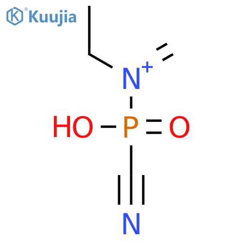 Ethanaminium, N-(cyanohydroxyphosphinyl)-N-methylene- structure