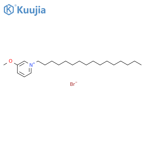 Pyridinium, 1-hexadecyl-3-methoxy-, bromide structure