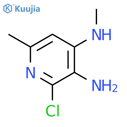 2-Chloro-N4,6-dimethylpyridine-3,4-diamine structure