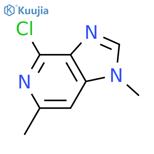 4-Chloro-1,6-dimethyl-1H-imidazo4,5-cpyridine structure
