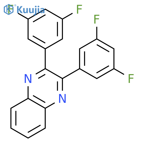 2,3-Bis(3,5-difluorophenyl)quinoxaline structure