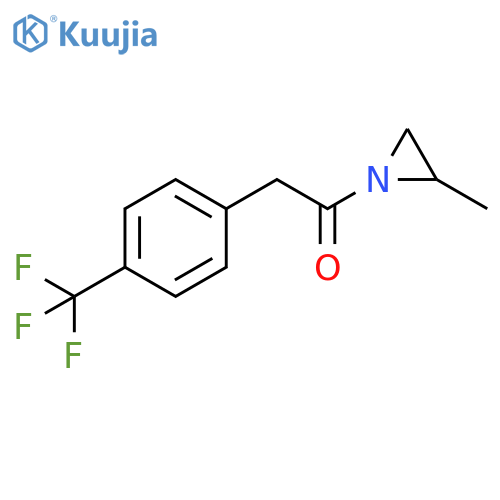 Aziridine, 2-methyl-1-[[4-(trifluoromethyl)phenyl]acetyl]- structure