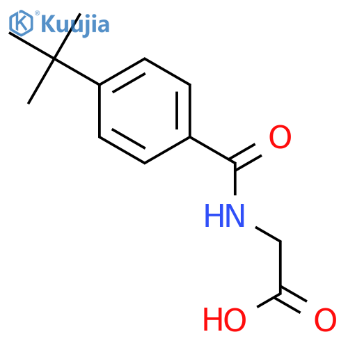 2-(4-tert-Butylphenyl)formamidoacetic Acid structure