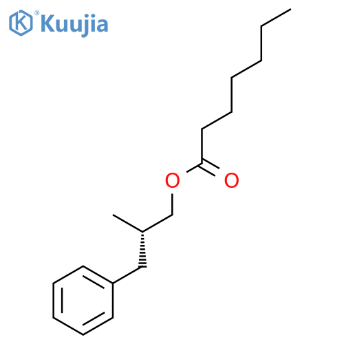 HEPTANOIC ACID, (2S)-2-METHYL-3-PHENYLPROPYL ESTER structure