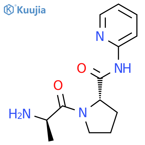 L-PROLINAMIDE, D-ALANYL-N-2-PYRIDINYL- structure