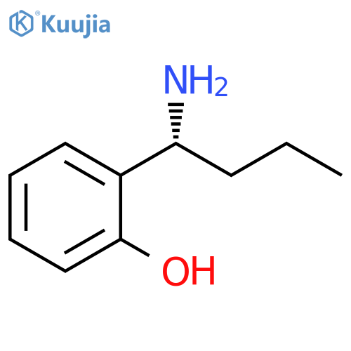 PHENOL, 2-[(1R)-1-AMINOBUTYL]- structure