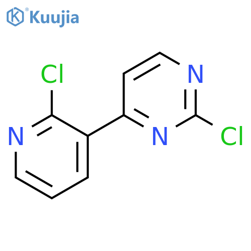 2-Chloro-4-(2-chloropyridin-3-yl)pyrimidine structure