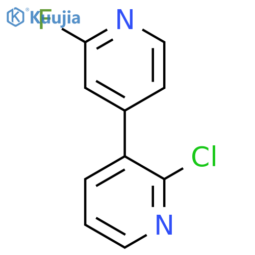 2-Chloro-2'-fluoro-3,4'-bipyridine structure