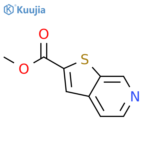 methyl thieno2,3-cpyridine-2-carboxylate structure