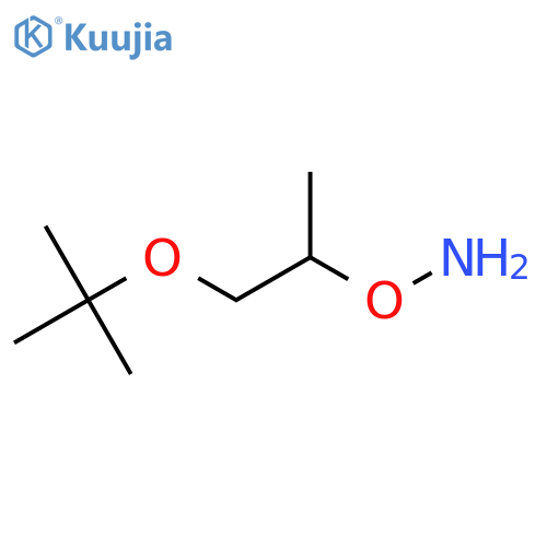 O-1-(tert-butoxy)propan-2-ylhydroxylamine structure