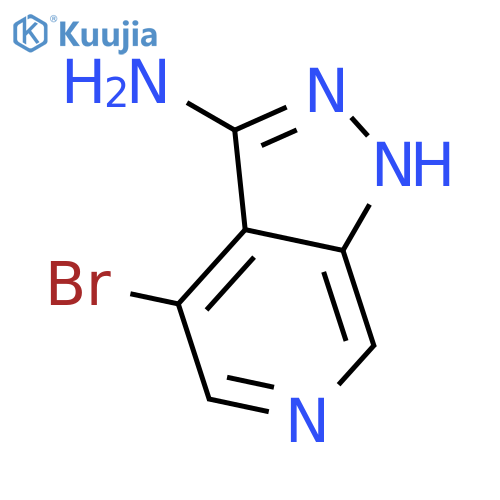 4-bromo-1H-pyrazolo3,4-cpyridin-3-amine structure