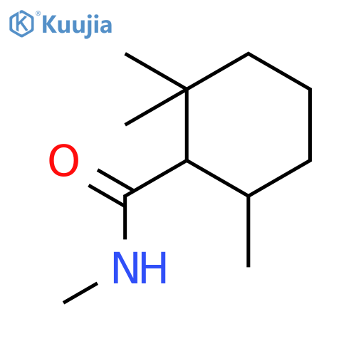 Cyclohexanecarboxamide, N,2,2,6-tetramethyl- structure