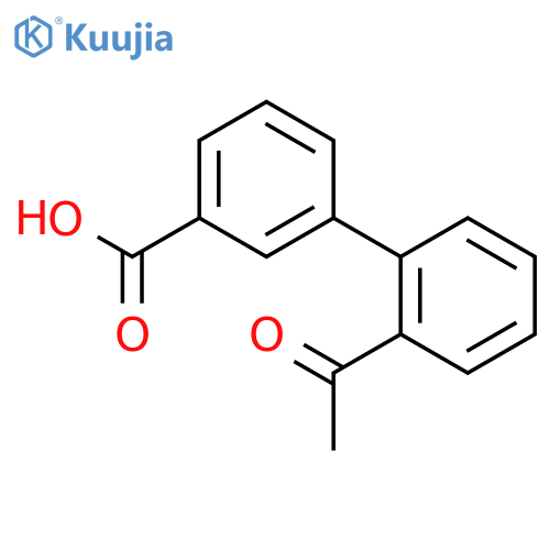 3-(2-Acetylphenyl)benzoic acid structure