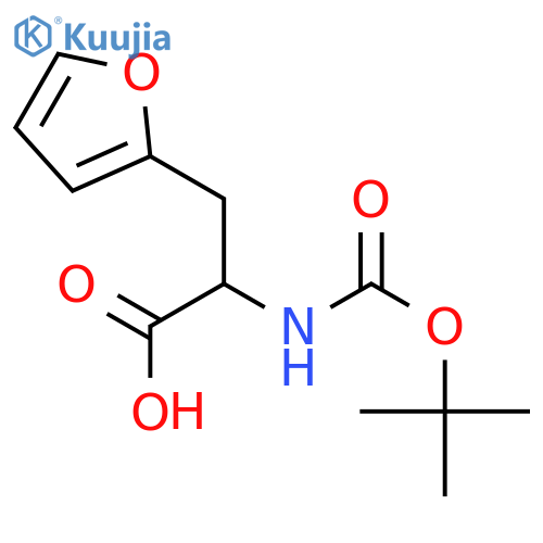 Boc-3-(2-Furyl)-DL-alanine structure