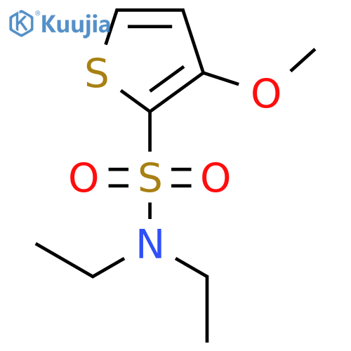 2-Thiophenesulfonamide, N,N-diethyl-3-methoxy- structure