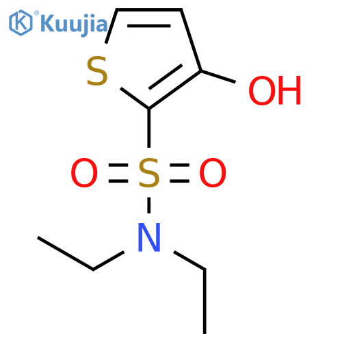 2-THIOPHENESULFONAMIDE, N,N-DIETHYL-3-HYDROXY- structure