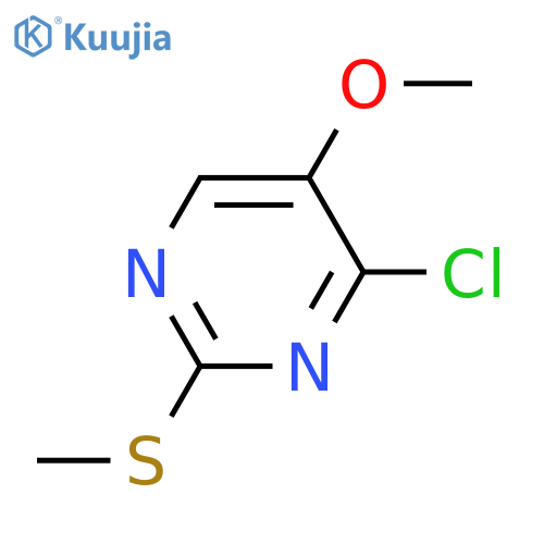 4-Chloro-5-methoxy-2-(methylthio)pyrimidine structure
