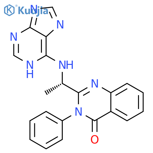 4(3H)-Quinazolinone, 3-phenyl-2-[(1S)-1-(1H-purin-6-ylamino)ethyl]- structure