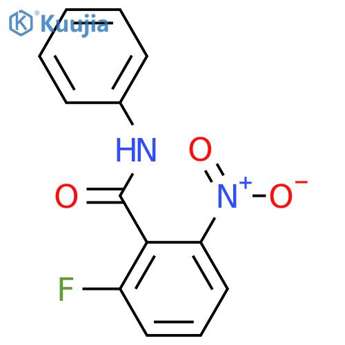 2-Fluoro-6-nitro-N-phenylbenzamide structure
