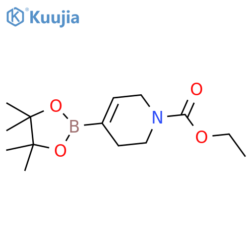 Ethyl 4-(4,4,5,5-tetramethyl-1,3,2-dioxaborolan-2-yl)-5,6-dihydropyridine-1(2H)-carboxylate structure