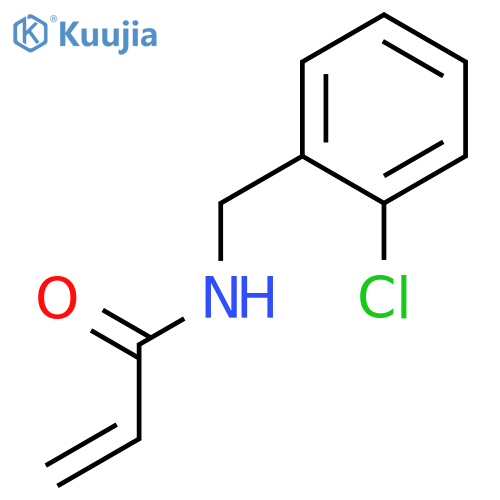 2-PROPENAMIDE, N-[(2-CHLOROPHENYL)METHYL]- structure
