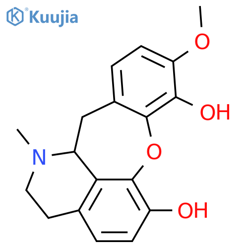 (12aS)-9-methoxy-1-methyl-2,3,12,12a-tetrahydro-1H-[1]benzoxepino[2,3,4-ij]isoquinoline-6,8-diol structure