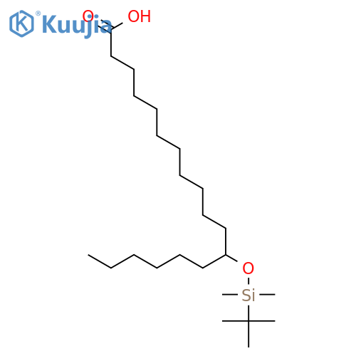 OCTADECANOIC ACID, 12-[[(1,1-DIMETHYLETHYL)DIMETHYLSILYL]OXY]- structure