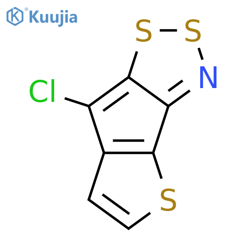 Thieno[3',2':4,5]cyclopenta[1,2-d]-1,2,3-dithiazole, 7-chloro- structure