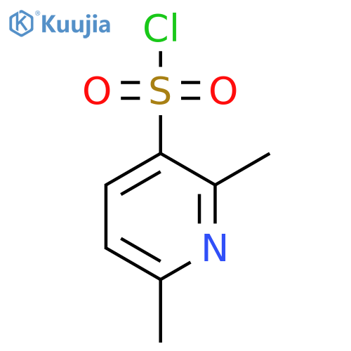 2,6-Dimethylpyridine-3-sulfonyl chloride structure