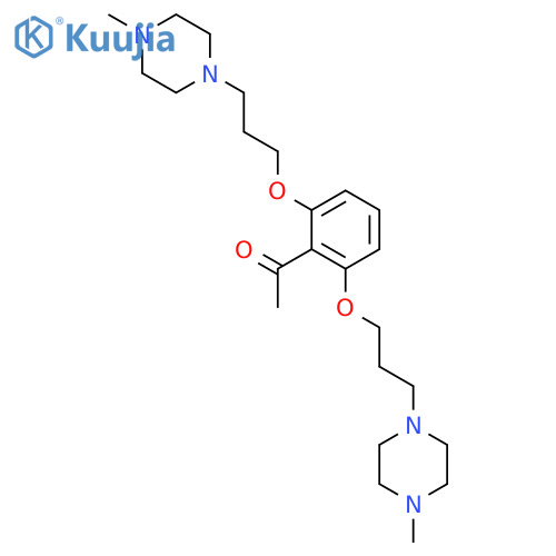 1-{2,6-bis[3-(4-methylpiperazin-1-yl)propoxy]phenyl}ethanone structure