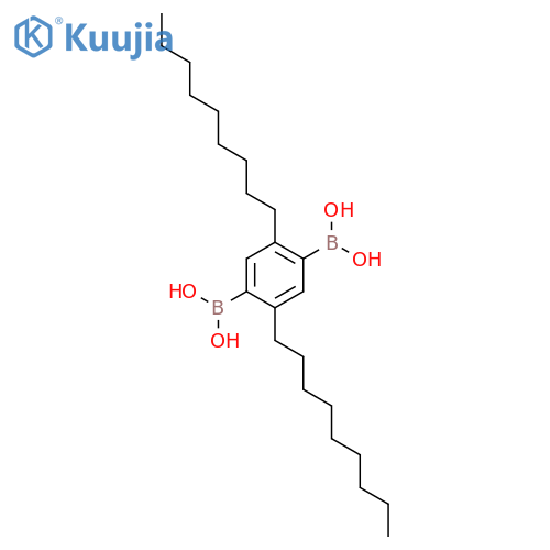 BORONIC ACID, (2,5-DINONYL-1,4-PHENYLENE)BIS- structure